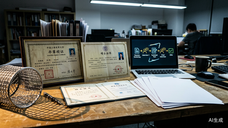 五轮面试抵不过一张旧文凭:第一学历是一门零成本的生意